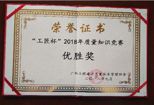 比分网-全球赛事实时比分与数据平台
喜获全区“工匠杯”2018年质量知识竞赛佳绩
